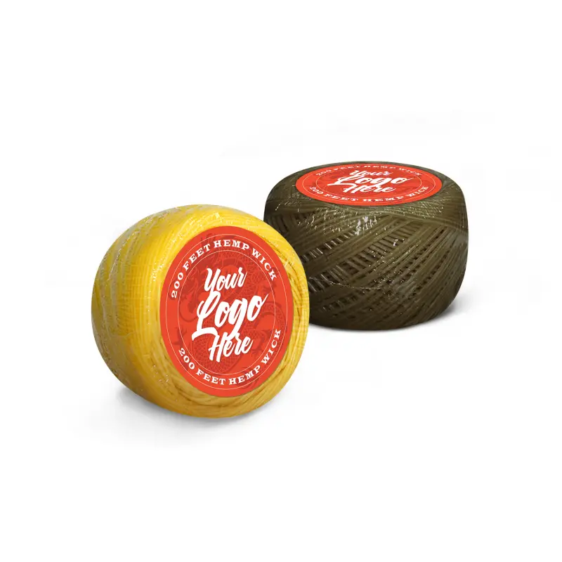 Custom Organic Hemp Beeswax Wick
