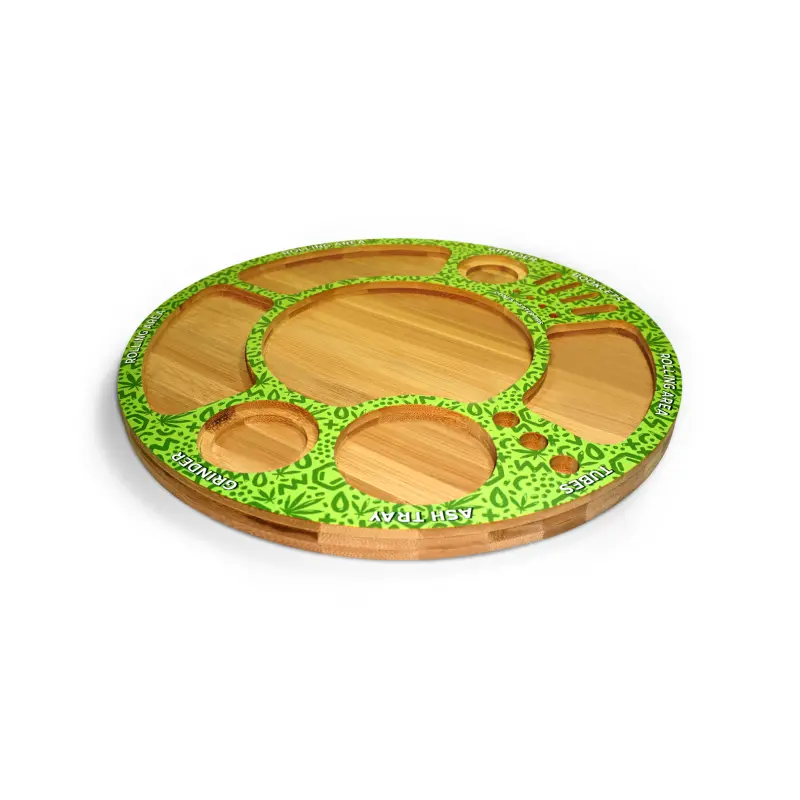 CUSTOM BAMBOO TURNTABLE TRAY ORGANIZER-2-800.webp