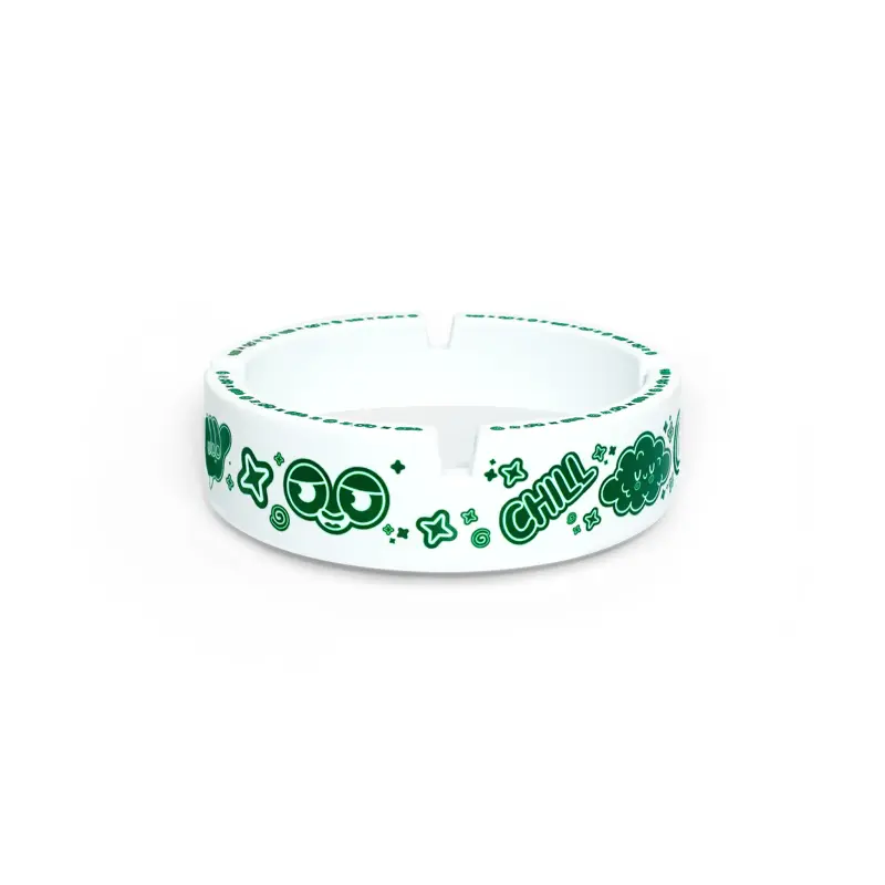 Custom LOW MINIMUM Melamine Ashtray