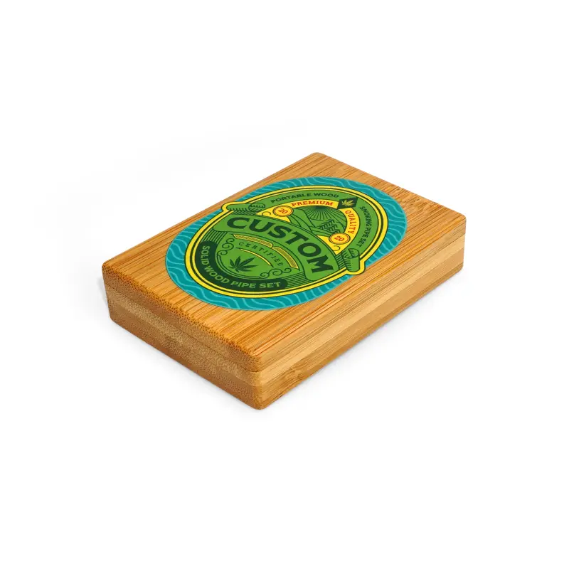 Custom Portable Mini Creative Wood Smoking Pipe Set