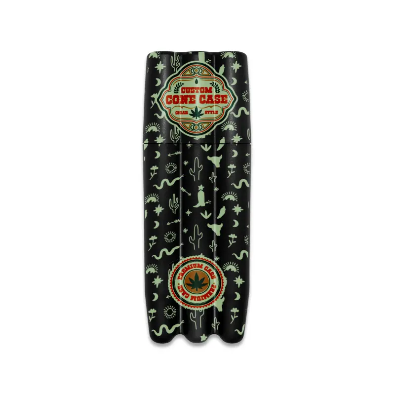 Custom Pre Roll Cone Cigar Style Case