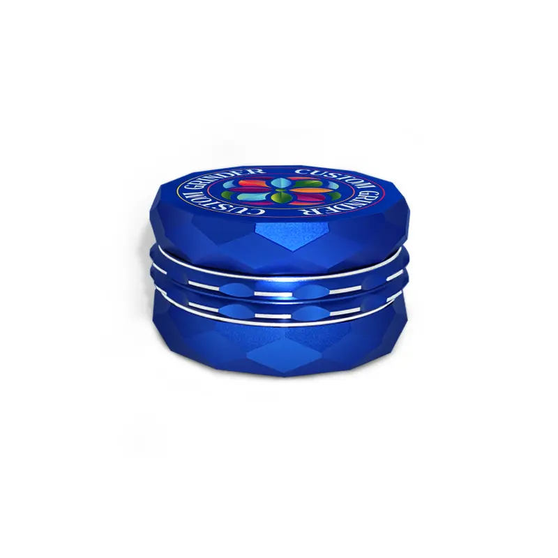 Custom Round Blue Multilateral Grinder (63MM*36MM)