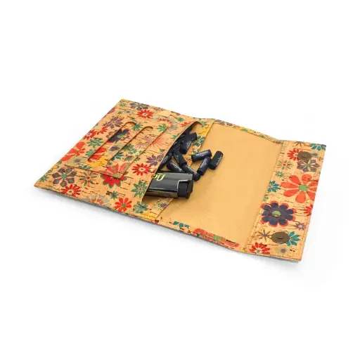 [SG-19] Custom Cork Leather Rolling Pouch