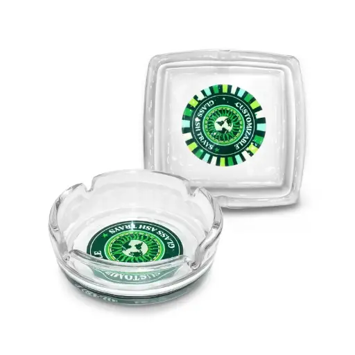[SG-26] Custom Glass Ashtray