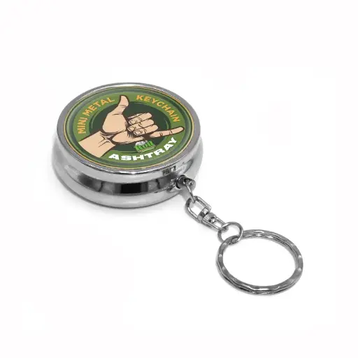 [SG-53] Custom Metal Mini Ashtray Keychain