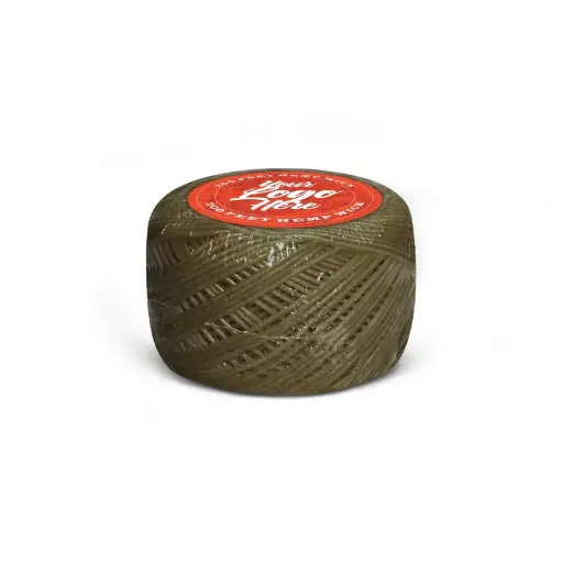 [SG-58] Custom Organic Hemp Beeswax Wick Bobbin Sticker Packaging