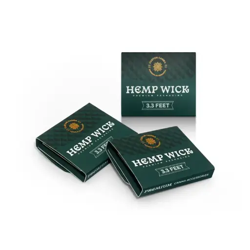 [SG-60] Custom Organic Hemp Beeswax Wick In Flip Top Matchbox Packaging