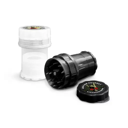 [SG-68] Custom Plastic Grinder With Bud Holder