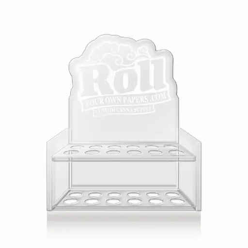 [SG-76] Custom Pre Rolled Acrylic Display With LED Lights