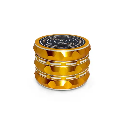 [SG-93] Custom Round Gold Grinder (62MM*44MM)