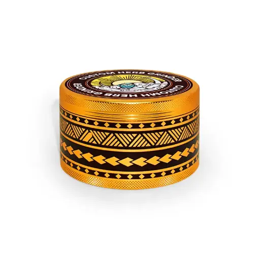 [SG-96] Custom Round Gold Grinder (99MM*61MM)
