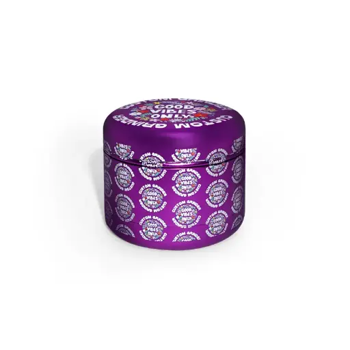 [SG-102] Custom Round Purple Grinder (55MM*49MM)