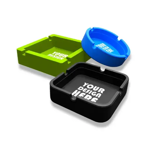 [SG-109] Custom Silicone Ashtrays